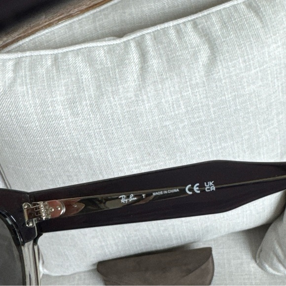 Ray Ban RB0298S Mega Hawkeye Unisex Plastic Sunglass 1396B1 Dk Grey Transp Gray - Picture 13 of 16